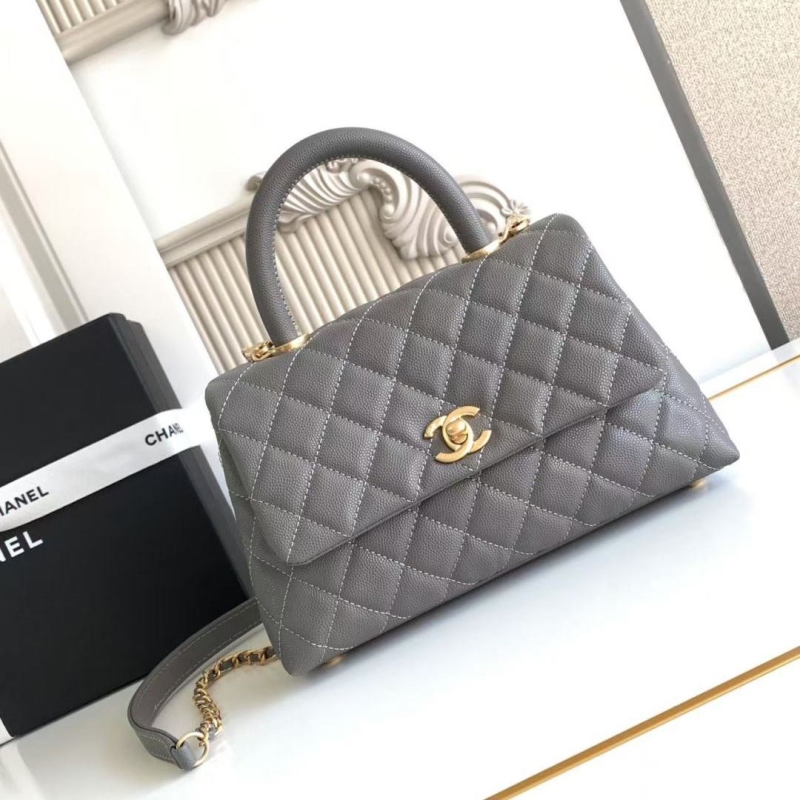 Ch**el top handle bags